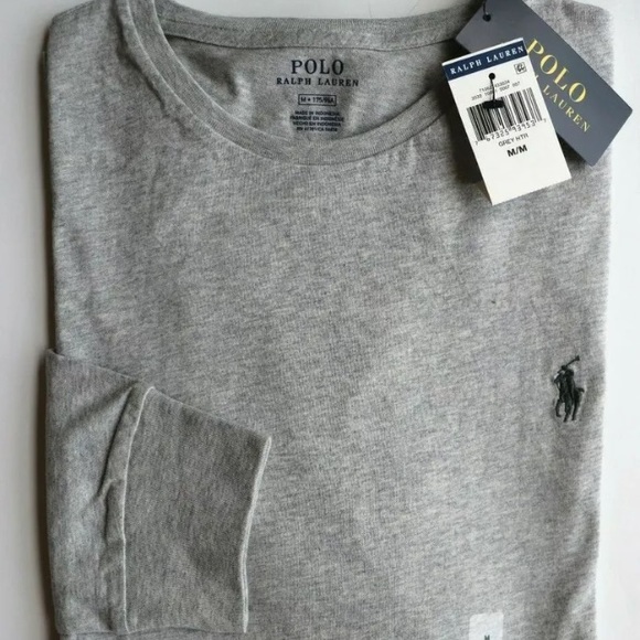 MEN POLO RALPH LAUREN LONG SLEEVE T-SHIRTS NWT - Picture 1 of 1